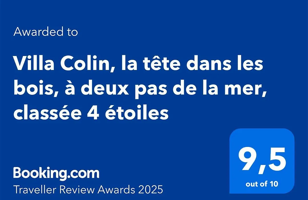 Villa Colin, la tête dans les bois, à deux pas de la mer, classée 4 étoiles-1